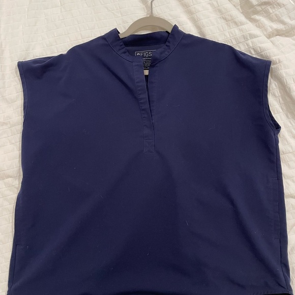 Figs Rafaela oversized scrub top navy L - Picture 5 of 5